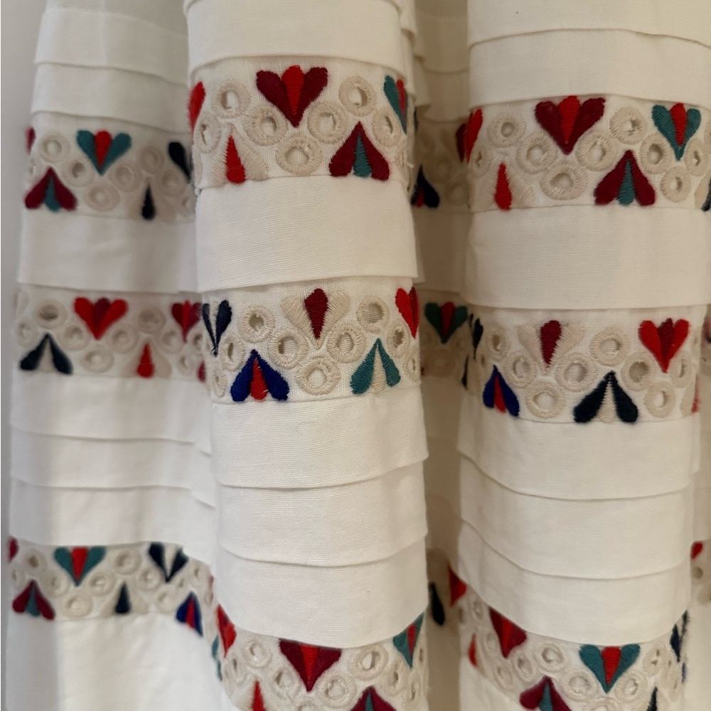 Sea New York Alicia Midi Skirt with Multicolor Embroidery - Picture 4 of 5